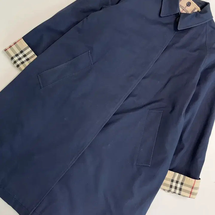 [BUNJANG] Burberry Navy Trench Coat / [정품] 버버리 네이비 트렌치 코트