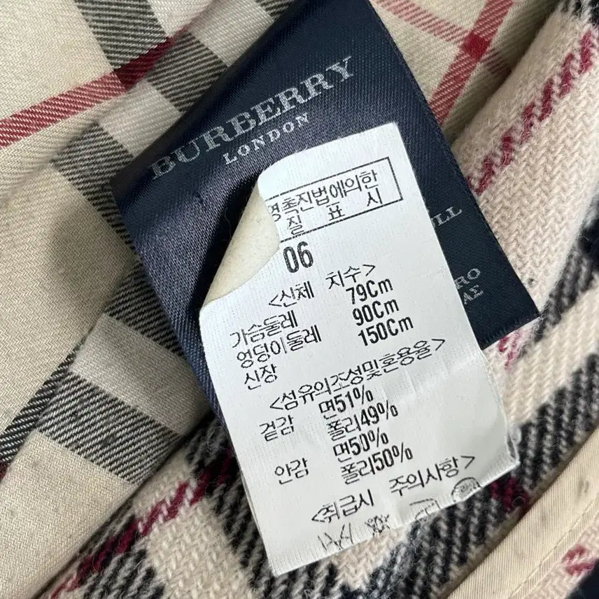 [BUNJANG] Burberry Navy Trench Coat / [정품] 버버리 네이비 트렌치 코트