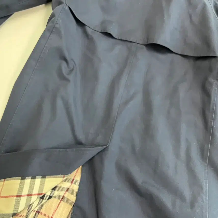 [BUNJANG] Burberry Navy Trench Coat / [정품] 버버리 네이비 트렌치 코트