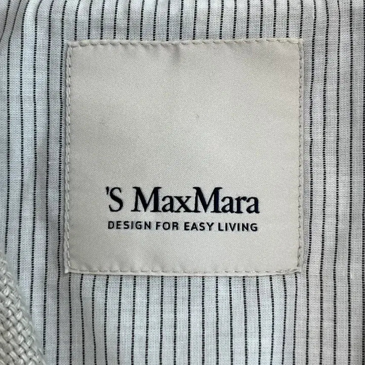 [BUNJANG] Max Mara Ivory Hemp Blazer / [정품] 막스마라 아이보리 헴프 블레이져