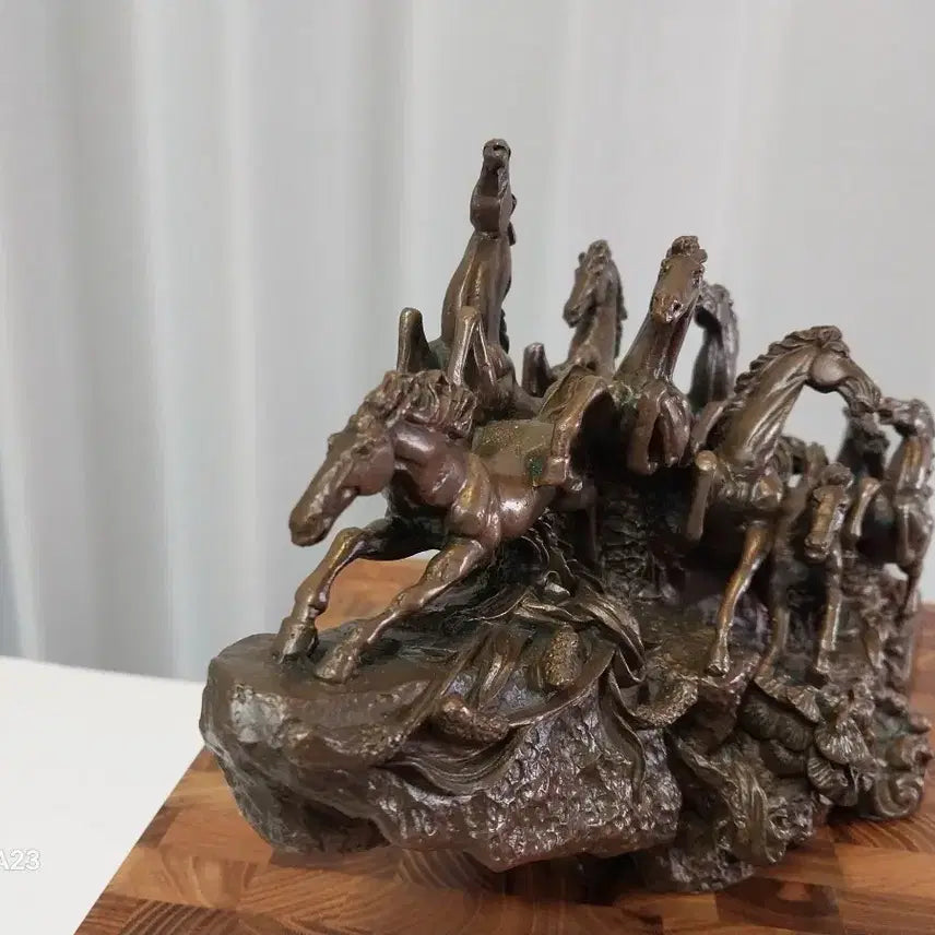 [BUNJANG] Bronze Horse Sculpture Ornament / 청동색 말 조각상 장식품