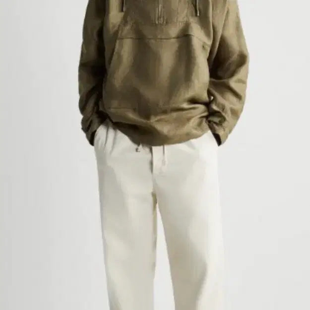 [BUNJANG] 자라 린넨 아노락 xl / 자라 린넨 아노락 xl