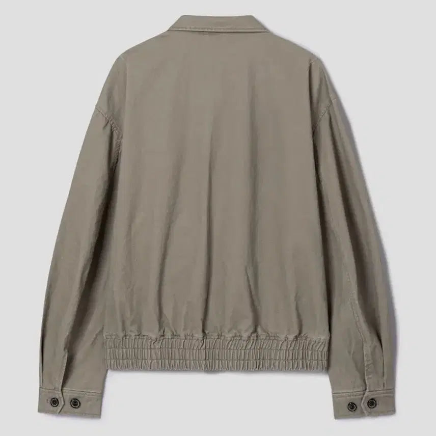 [BUNJANG] 8 Seconds Garment Washed Cotton Blouson Jacket Beige XL / 에잇세컨즈 가먼트 워싱 코튼 블루종 자켓 베이지 xl 새상품
