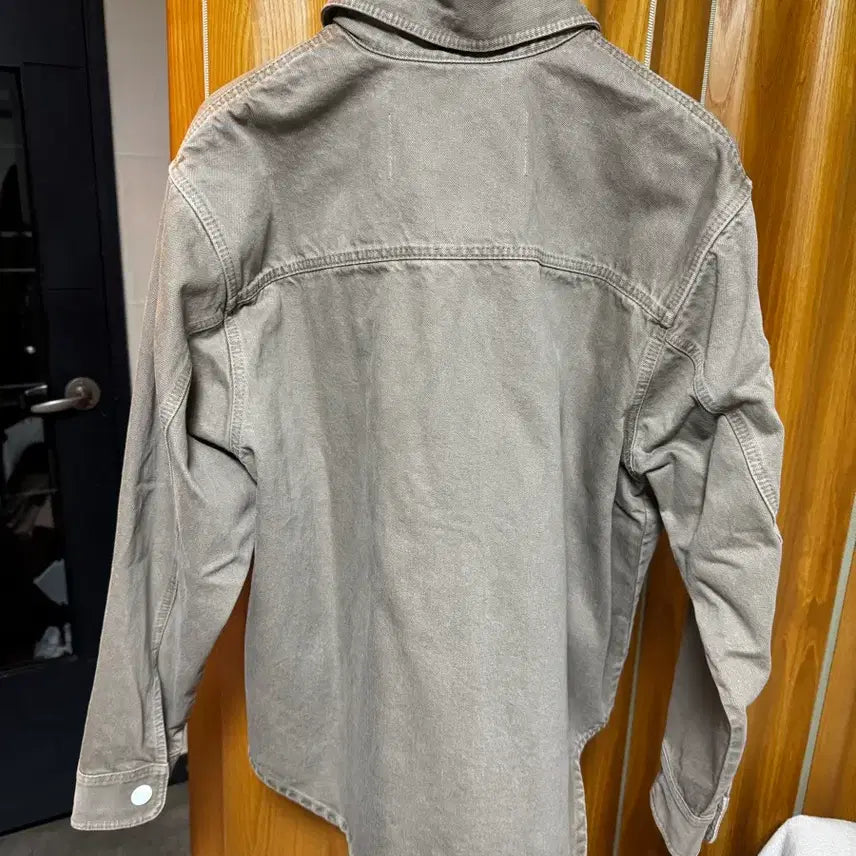 [BUNJANG] Ami Denim Overshirt Beige S / Ami 아미 데님 오버셔츠 베이지 S 새상픔