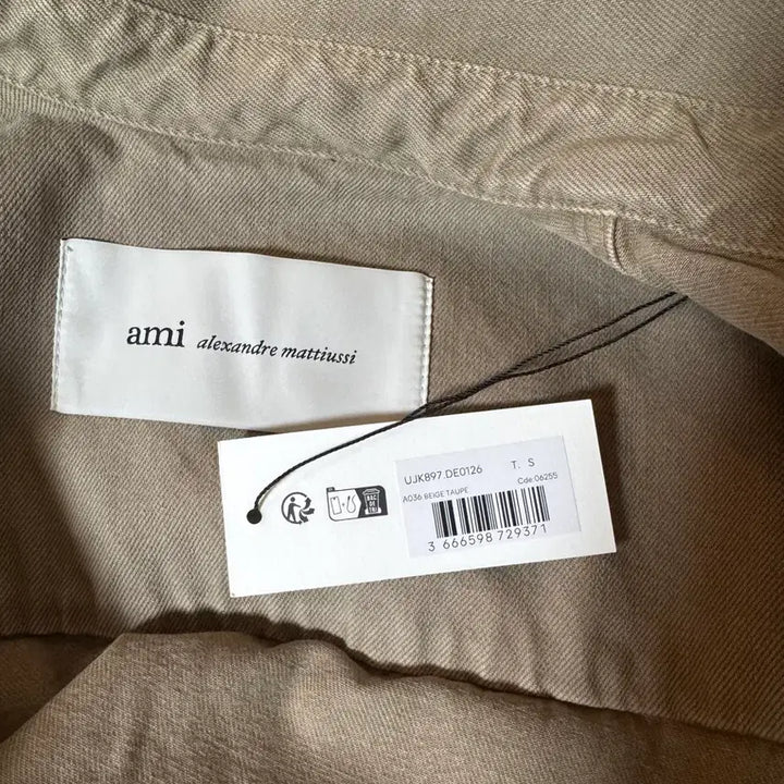 [BUNJANG] Ami Denim Overshirt Beige S / Ami 아미 데님 오버셔츠 베이지 S 새상픔