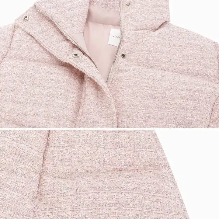 [SOLD OUT] 그레이스유) Kara Tweed Padding 핑크