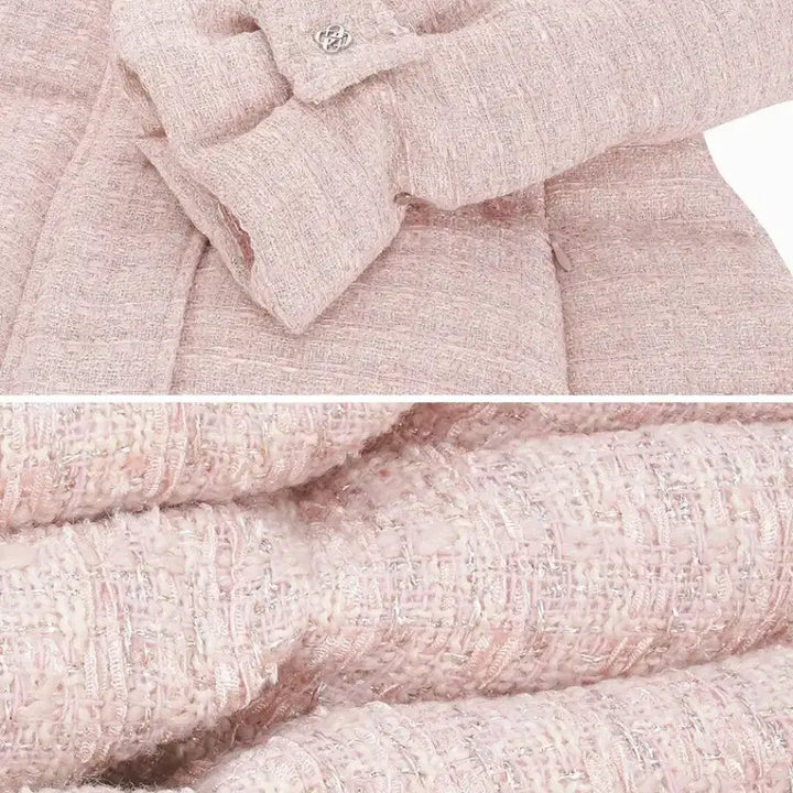 [SOLD OUT] 그레이스유) Kara Tweed Padding 핑크