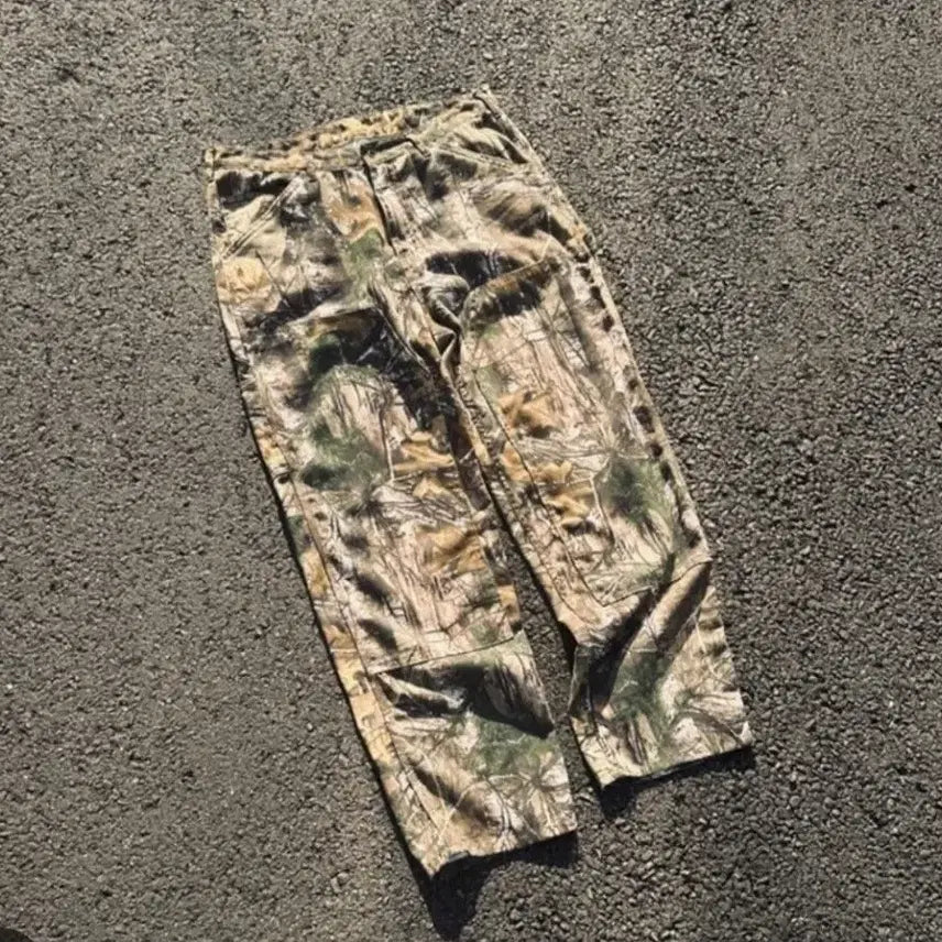[BUNJANG] Donut Revenge Real Tree Double Knee Pants (Size 3) / 도넛리벤지 리얼트리 더블니 (3)