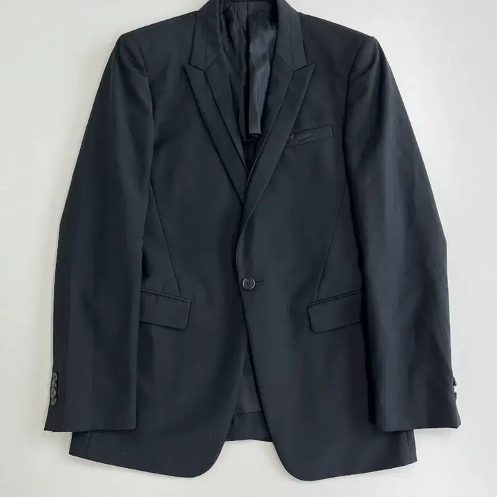 [BUNJANG] Solid Homme Wooyoungmi Navy Suit Jacket / [정품] 솔리드 옴므 우영미 네이비 정장 자켓
