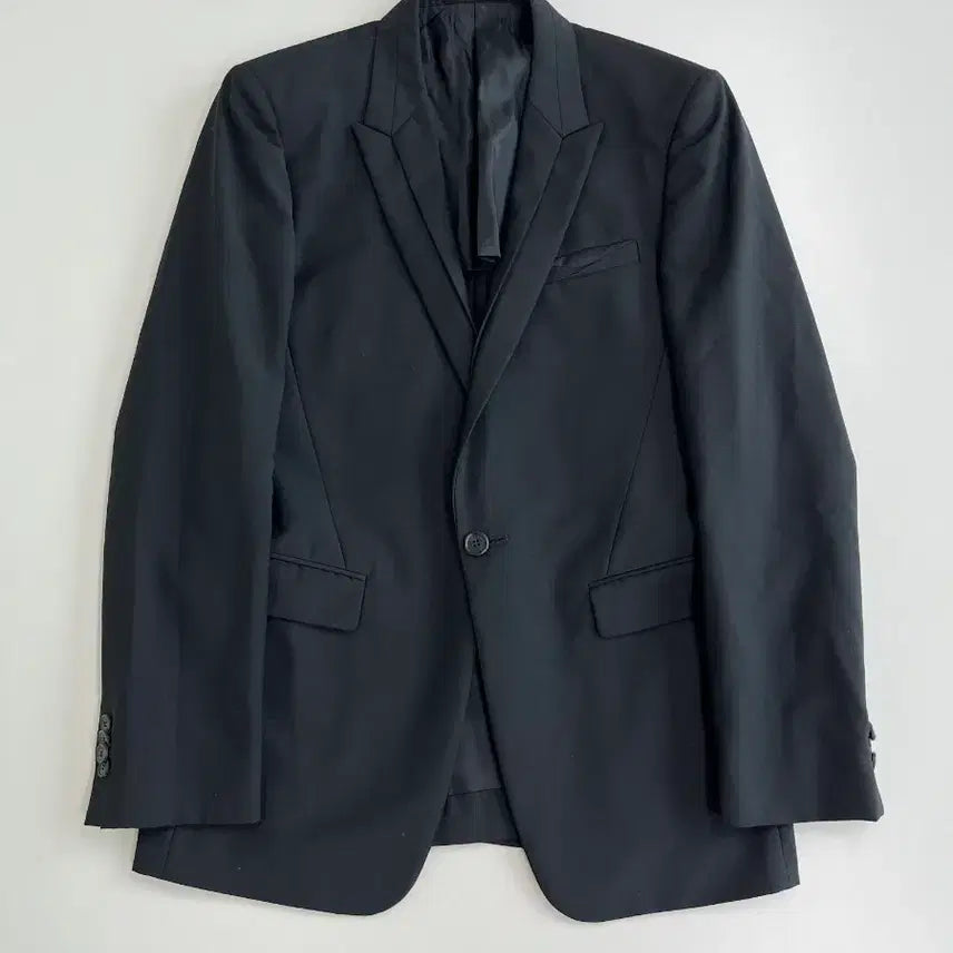 [BUNJANG] Solid Homme Wooyoungmi Navy Suit Jacket / [정품] 솔리드 옴므 우영미 네이비 정장 자켓