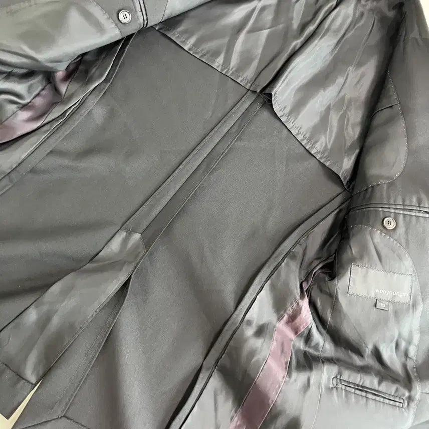 [BUNJANG] Solid Homme Wooyoungmi Navy Suit Jacket / [정품] 솔리드 옴므 우영미 네이비 정장 자켓