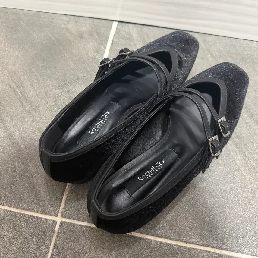 [BUNJANG] Rachel Cox Velvet Flat Shoes 240 / 레이첼콕스 벨벳플랫슈즈 240