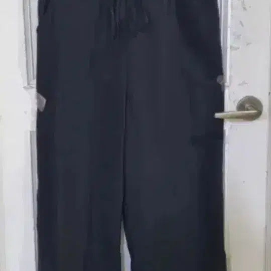 [BUNJANG] Summer Crinkle Wide Jumpsuit - 77 Size / 빅사이즈 여름. 바스락  멜빵. 와이드 통바지. 77사이즈