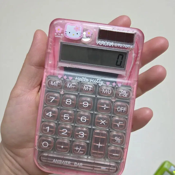 [BUNJANG] Kitty Calculator Bundle / 개별)고전키티 카오하나 계산기 엔젤키티 계산기