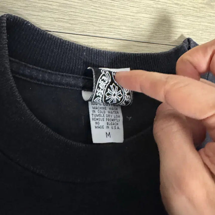 [BUNJANG] Chrome Hearts LA Vintage T-Shirt (Black, M) / 90s~00s 올드 크롬하츠 LA 빈티지 반팔 티셔츠 블랙 M