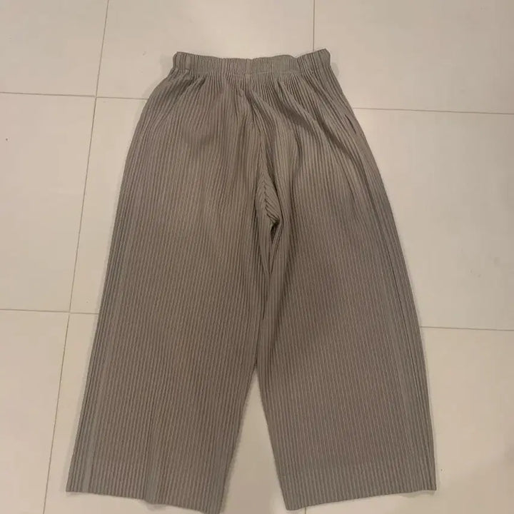 [BUNJANG] Homme Plissé JF114 Wide Pants - Grain Beige / 옴므플리세 24년 9월 먼슬리 jf114 루즈핏 그레인 베이지