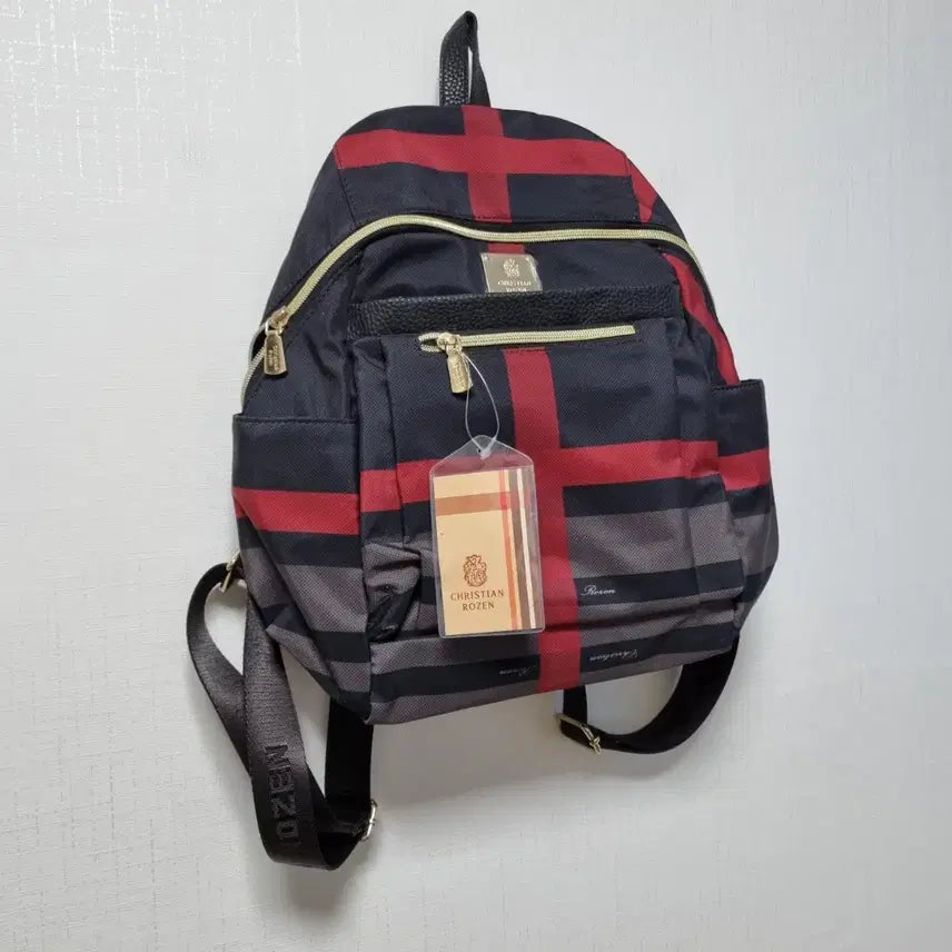 [BUNJANG] Christian Rosen Check Backpack / 새상품 )크리스찬로젠 체크 백팩