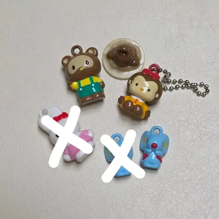 [BUNJANG] Classic Kitty Friends Figure Keyring / 고전키티 캐시 키티친구들 피규어 키링 고전키티알맹이