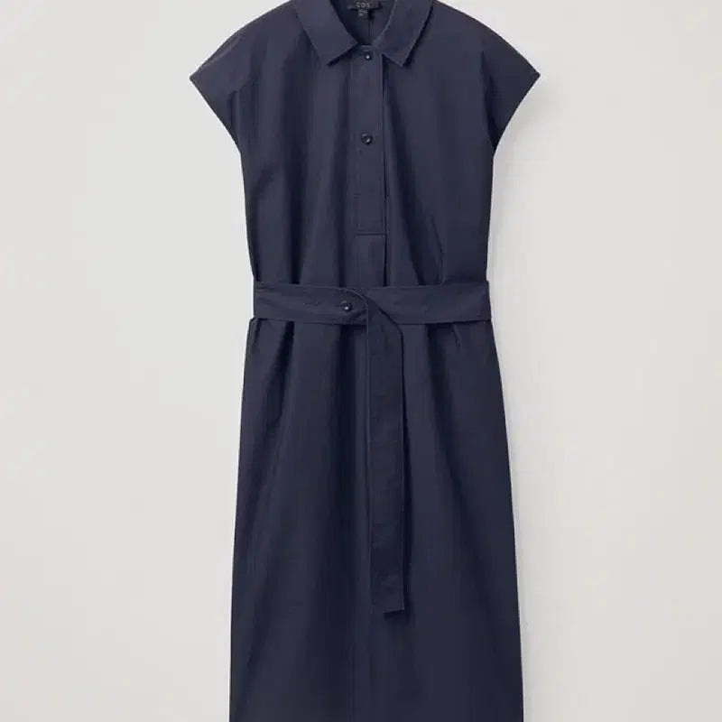[BUNJANG] COS Belted Cotton Shirt Dress / COS 코스 벨티드 코튼 셔츠 드레스 원피스