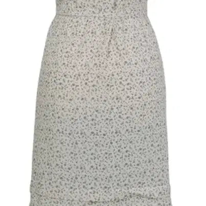 [BUNJANG] Roem Floral Bustier Dress Beige / 로엠 잔꽃 뷔스티에 원피스 베이지, s