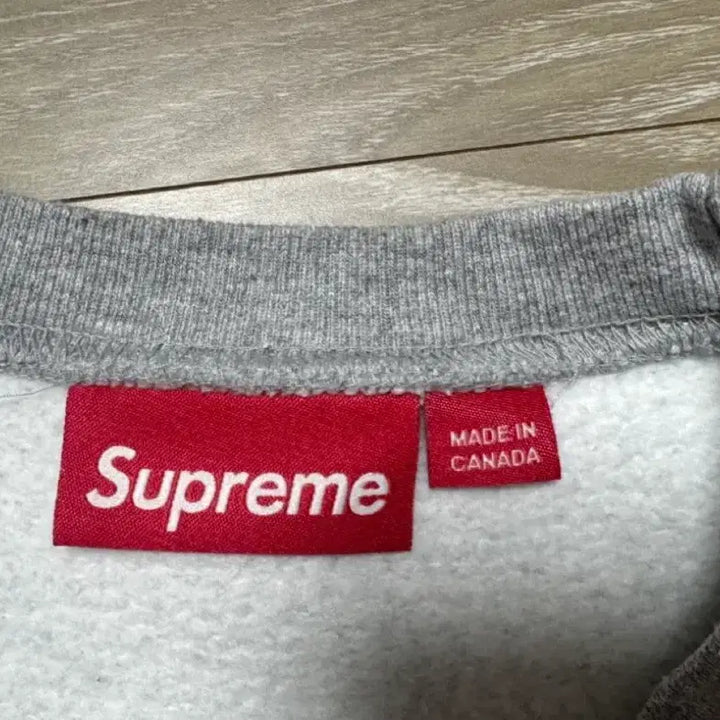 [BUNJANG] Supreme Logo Crewneck Sweatshirt / 슈프림 맨투맨