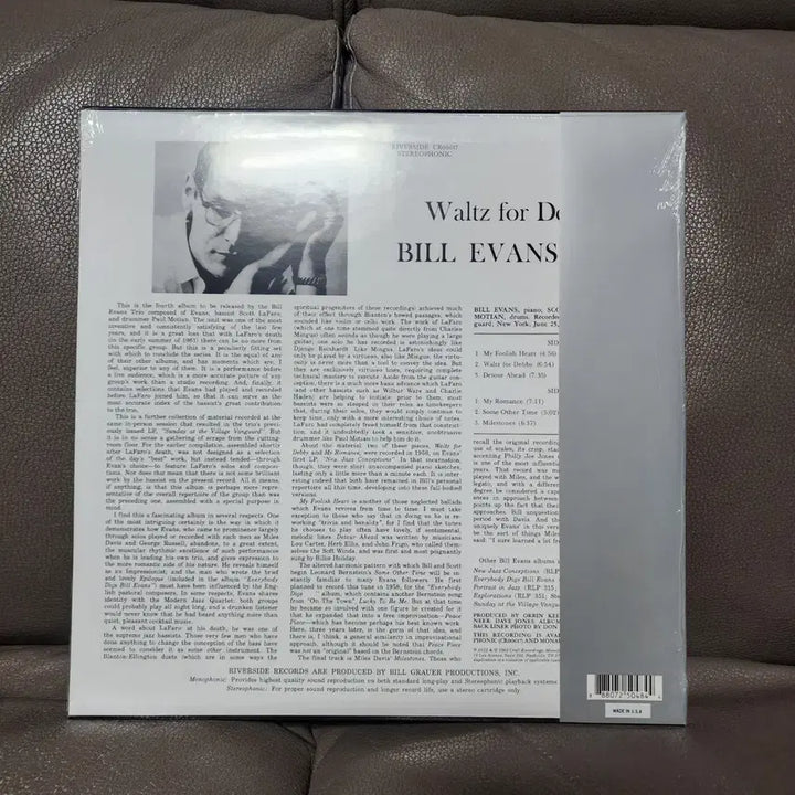 [BUNJANG] Bill Evans Trio Waltz for Debby LP Record / 빌 에반스 트리오 Waltz for Debby LP 레코드