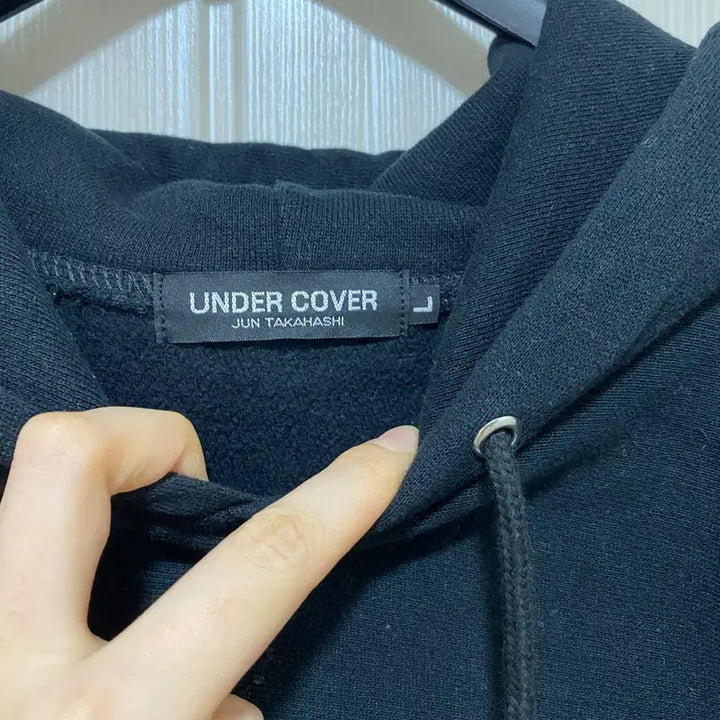[BUNJANG] UNDER COVER Black Hoodie L / 언더커버(UNDER COVER) 블랙 후드티 L