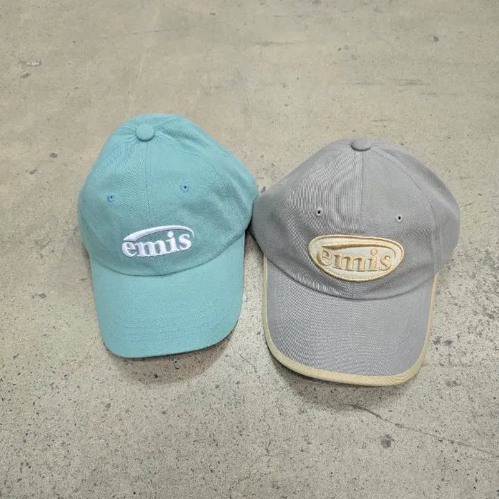 [BUNJANG] Emis Ball Cap Mint/Gray / emis 이미스 볼캡 민트/회색 모자.개당가격