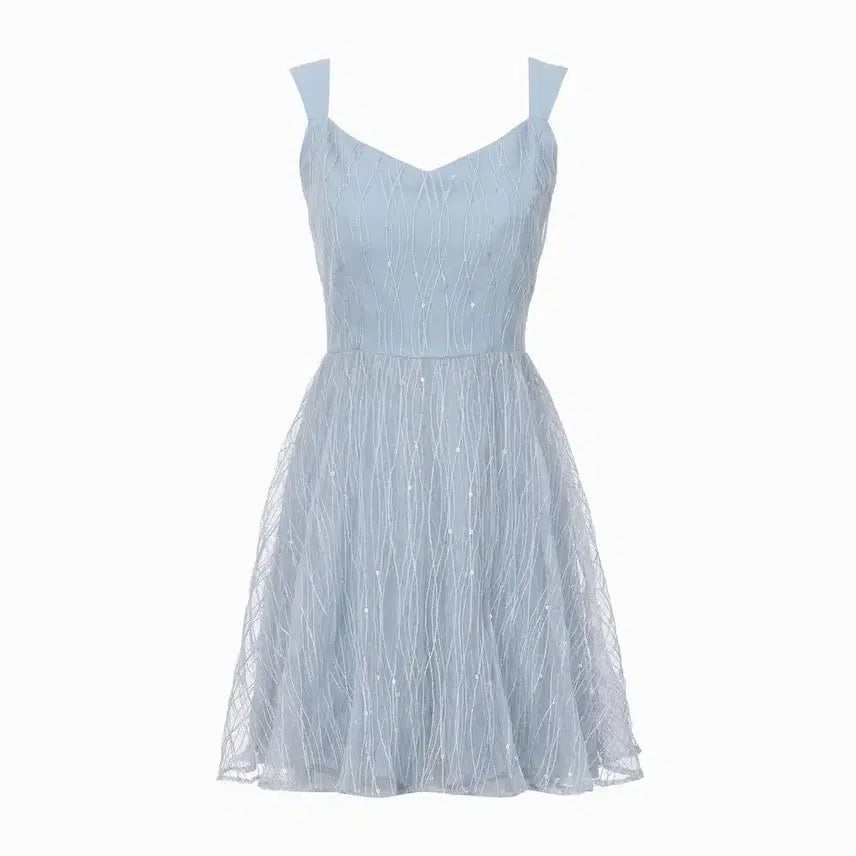 [BUNJANG] GRACE U Ariel Spangle Jumpsuit - Blue - M / 그레이스유) Ariel Spangle Jumpsuit 블루 M