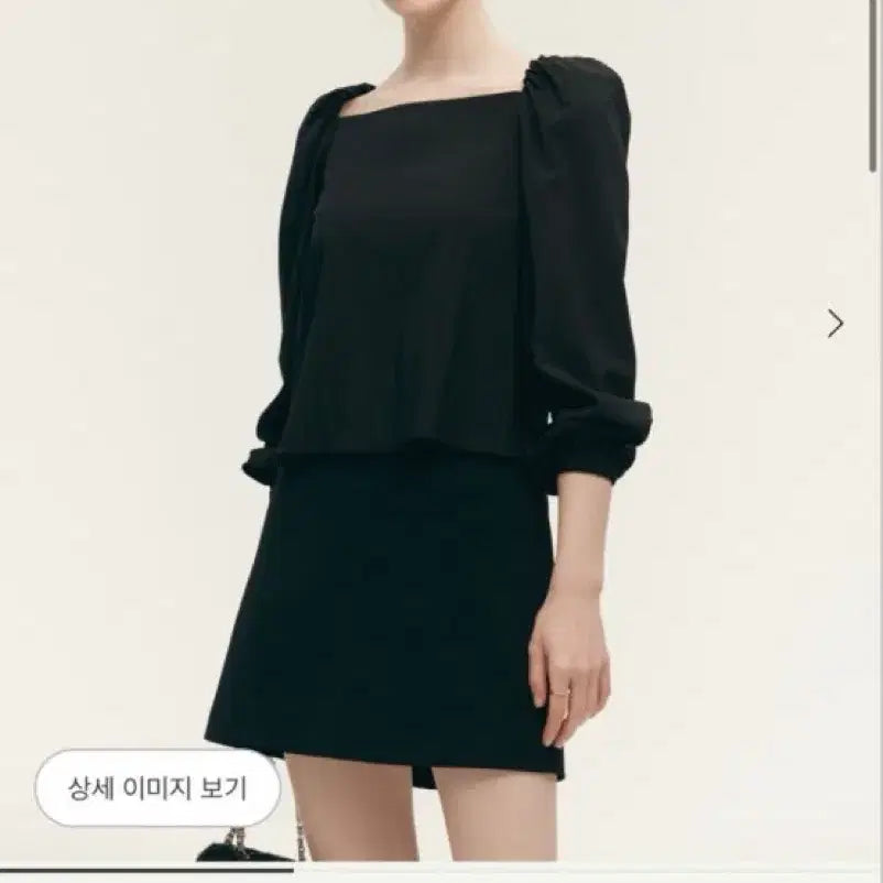 [SOLD OUT] 시에 sie 블린 스퀘어넥 블라우스 M