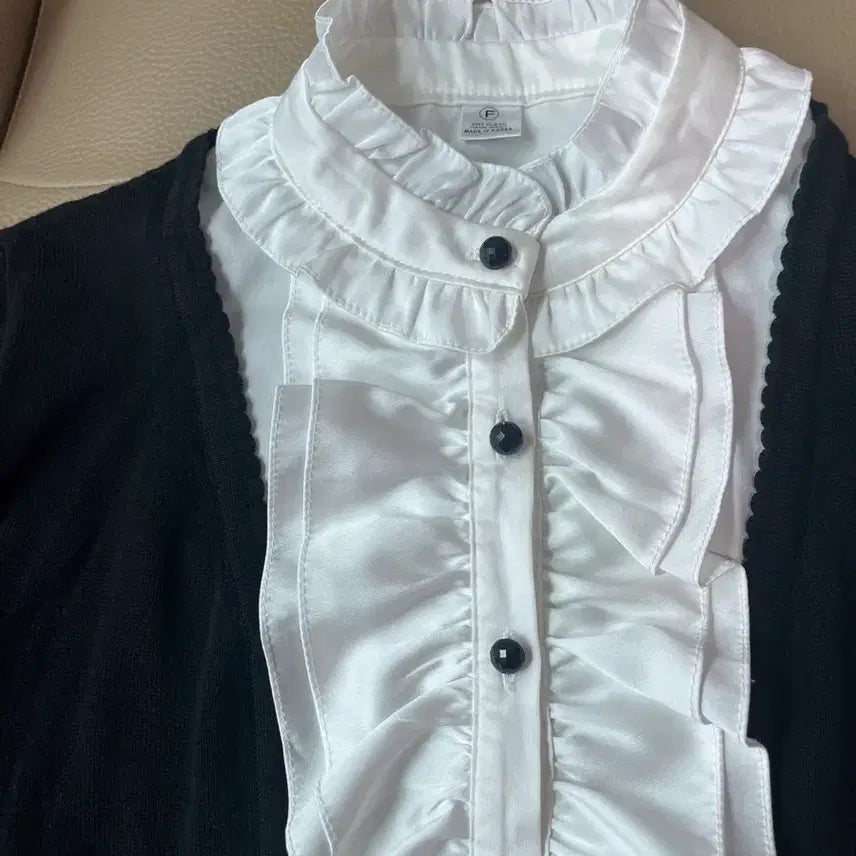[BUNJANG] Vintage Ruffle Cardigan / 빈티지 프릴 가디건