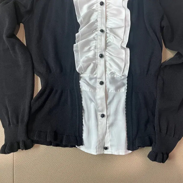 [BUNJANG] Vintage Ruffle Cardigan / 빈티지 프릴 가디건
