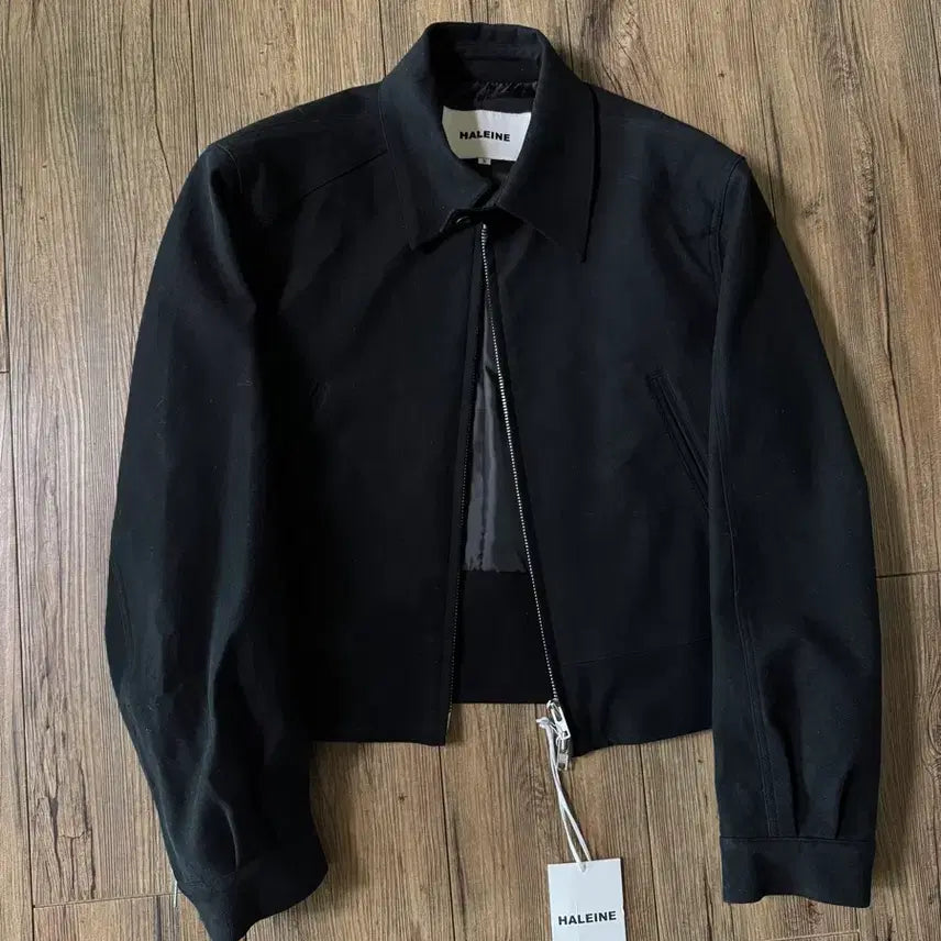 [BUNJANG] Allen 3D Moleskin Short Jacket Black / 알렌느 3D 몰스킨 숏자켓 블랙 3
