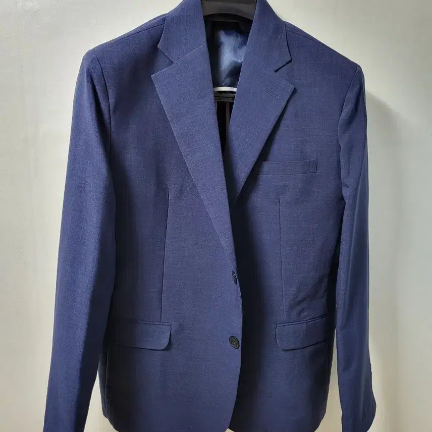 [BUNJANG] Linen Navy Suit Set L / 새상품 리넨 네이비 수트 셋업 L