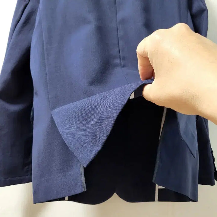 [BUNJANG] Linen Navy Suit Set L / 새상품 리넨 네이비 수트 셋업 L
