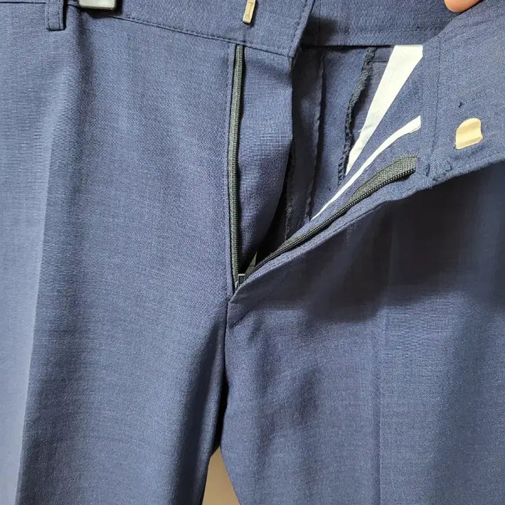 [BUNJANG] Linen Navy Suit Set L / 새상품 리넨 네이비 수트 셋업 L
