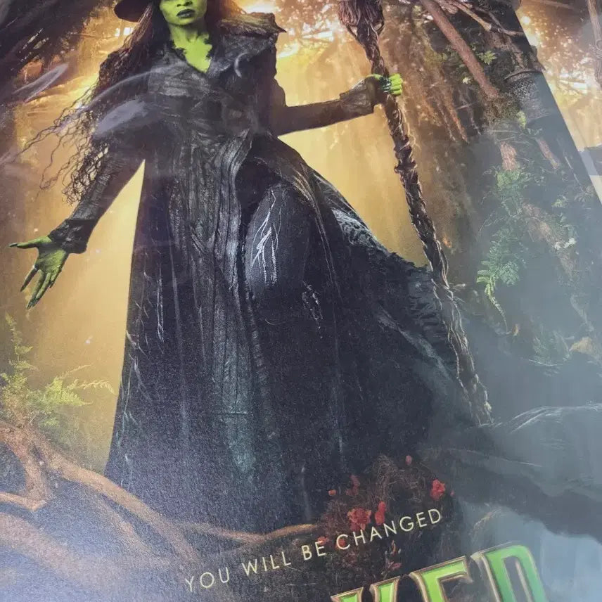 [BUNJANG] Wicked: For Good 4D Poster / 뮤지컬 영화 위키드  포굿 4D 포스터