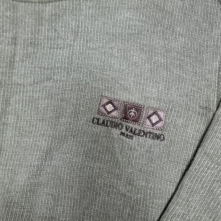 [BUNJANG] CLAUDIO VALENTINO Khaki Sweatshirt / 일본제 CLAUDIO VALENTINO 맨투맨 티셔츠(95.100)