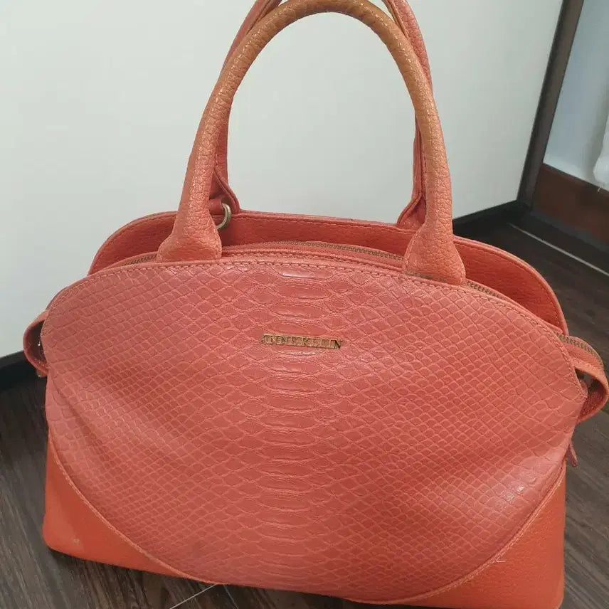 [BUNJANG] Anne Klein Orange Tote Bag / (오늘특가)앤클라인 오렌지 토트백 가방