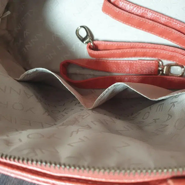 [BUNJANG] Anne Klein Orange Tote Bag / (오늘특가)앤클라인 오렌지 토트백 가방