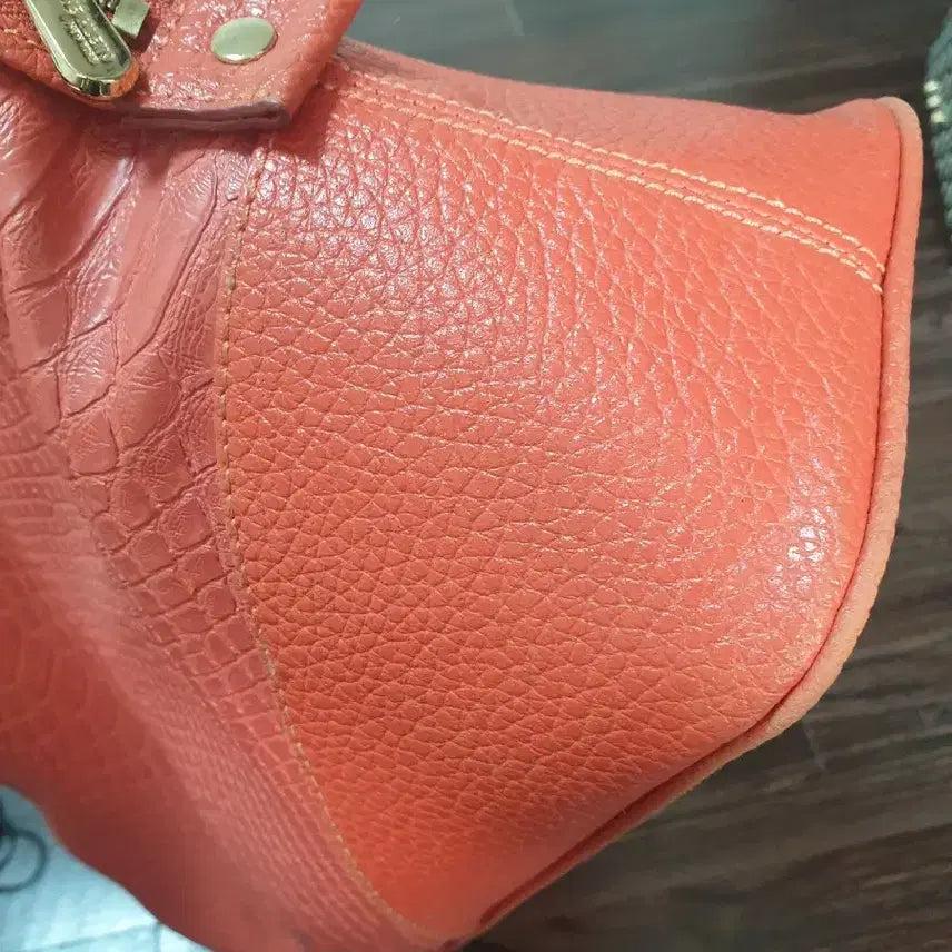 [BUNJANG] Anne Klein Orange Tote Bag / (오늘특가)앤클라인 오렌지 토트백 가방