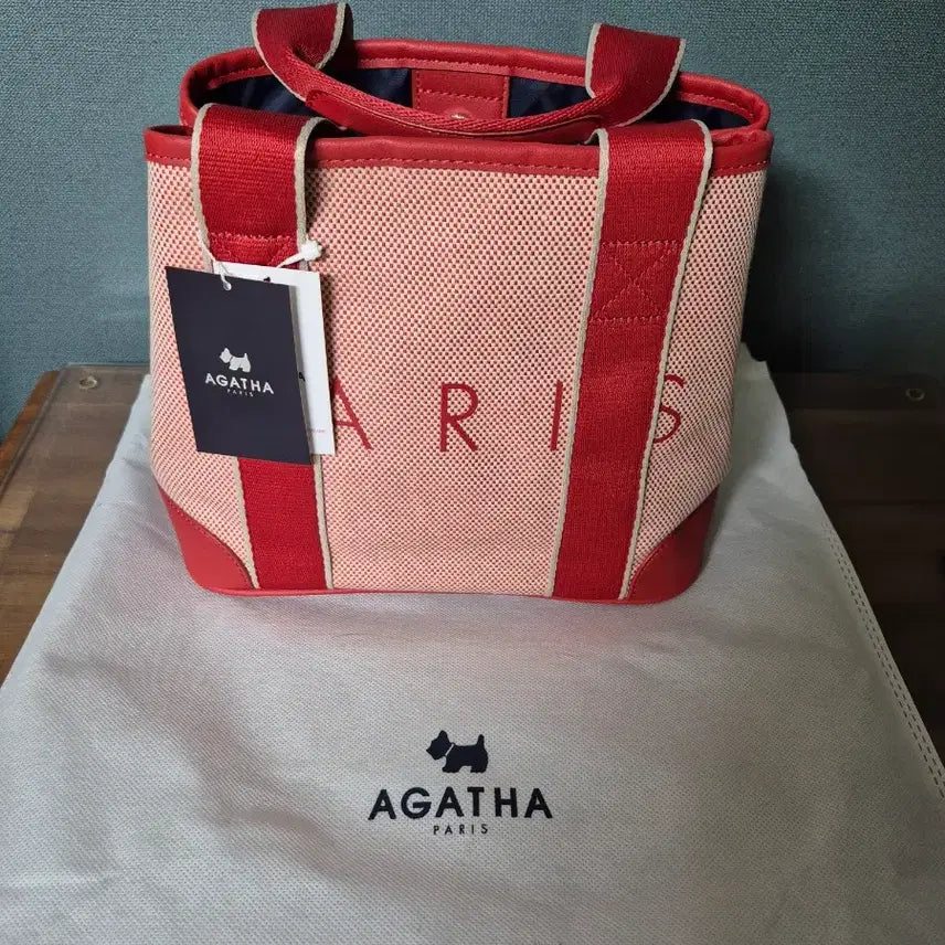 [BUNJANG] Agatha Paris Red Tote Bag / 아가타 PARIS 토트백 레드 (새상품)