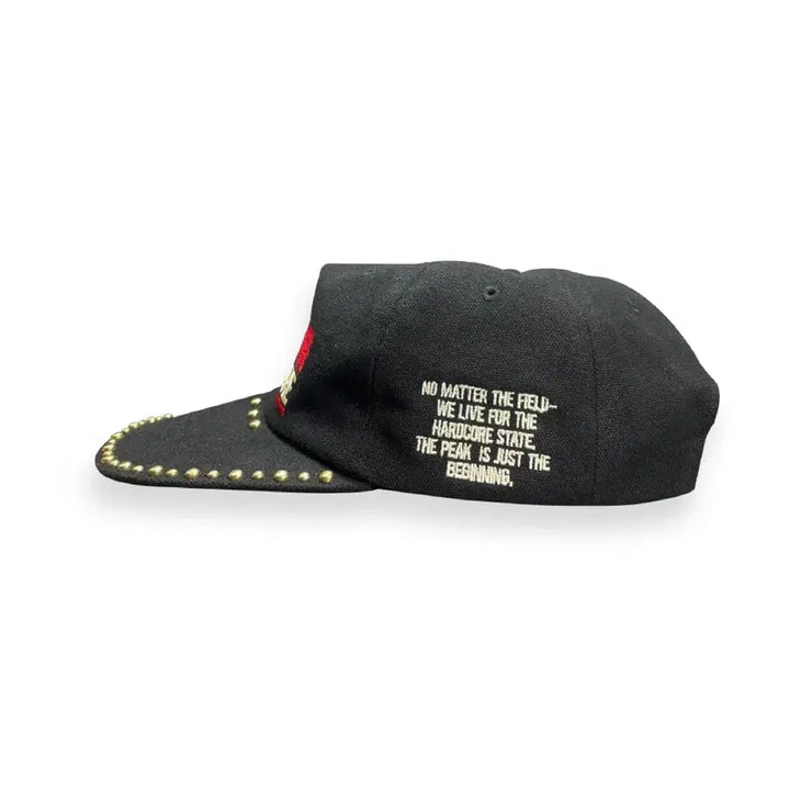 [BUNJANG] Hardcore Lover Stud Black Cap / 하드코어러버 모자 H.C STUD. BLACK. CAP.