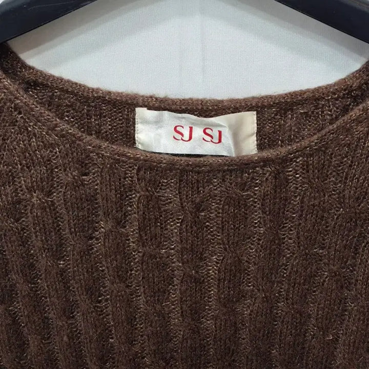 [BUNJANG] SJ Brown Knit Sweater / SJ SJ 브라운 니트 스웨터