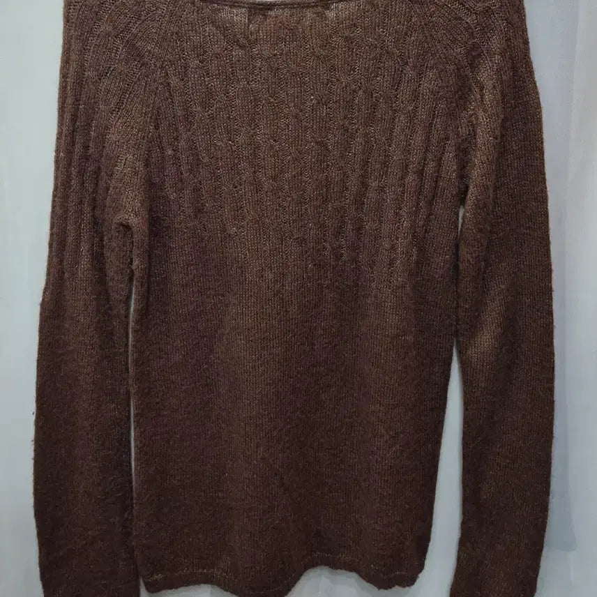 [BUNJANG] SJ Brown Knit Sweater / SJ SJ 브라운 니트 스웨터