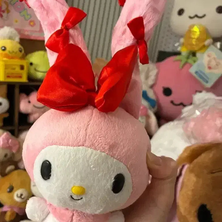 [BUNJANG] Long-ear My Melody Ribbon Doll / 롱이어 마이멜로디 리본 인형