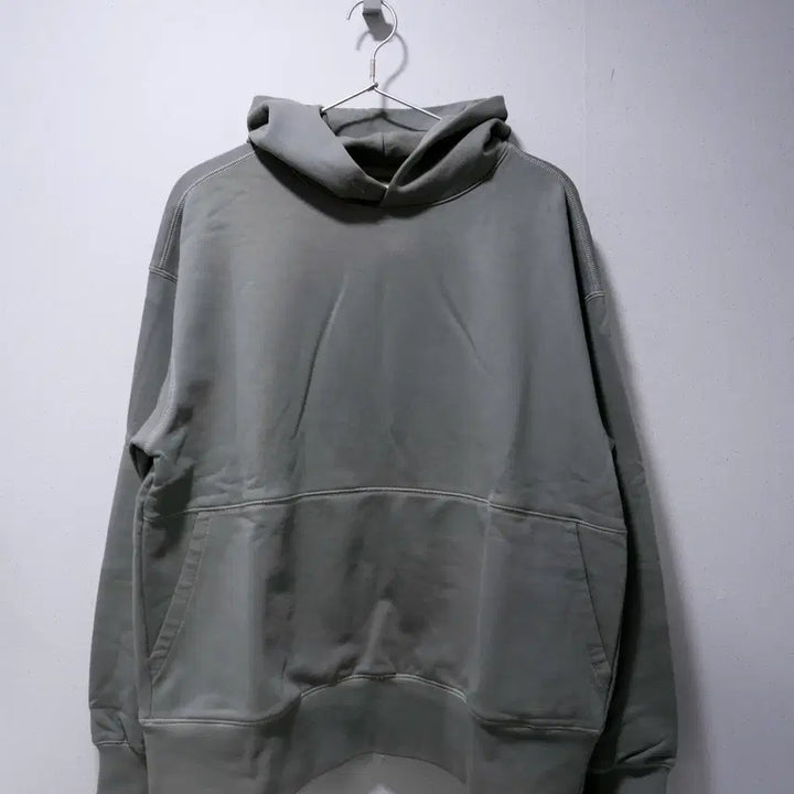 [BUNJANG] Rough Side Oversized Hoodie Pale Green / (KR/3) 러프사이드 오버사이즈 후디 페일 그린