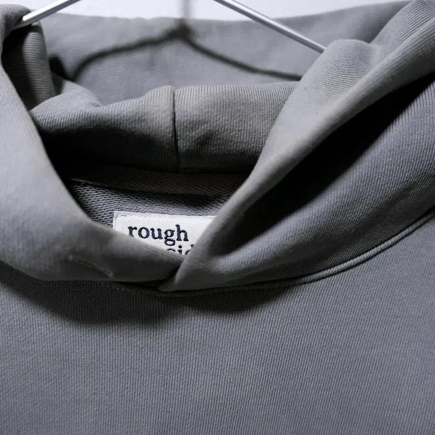 [BUNJANG] Rough Side Oversized Hoodie Pale Green / (KR/3) 러프사이드 오버사이즈 후디 페일 그린