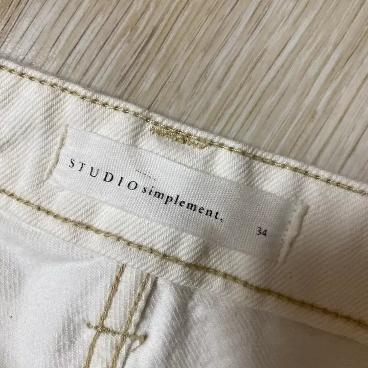 [BUNJANG] Studio Simplement Glace Cream Jean (Size 34) / 스튜디오심플먼트 glace cream jean 34사이즈