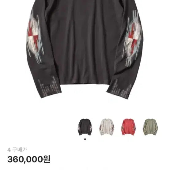 [SOLD OUT] 카피탈 오르테가 차콜 긴팔 티셔츠